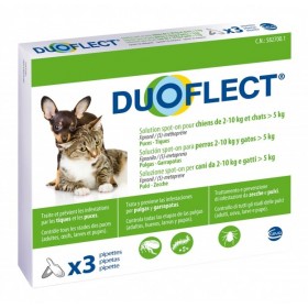 Pipette Anti-Parasites 'Solution Spot-On Chien & Chat' | Duoflect Pipette Anti-Parasites 'Solution Spot-On Chien & Chat' | Duoflect - 5-10 kg