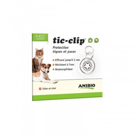 Médaille Anti-Parasites Chien & Chat 'Tic-Clip' | Anibio Médaille Anti-Parasites Chien & Chat 'Tic-Clip' | Anibio - Boîte
