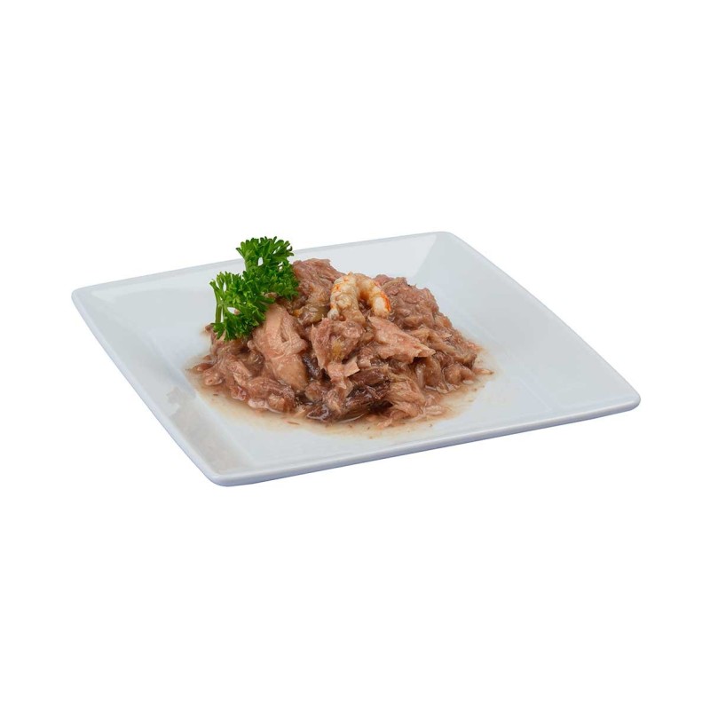 Filets de thon & crevettes - Pâtées Pour chat
