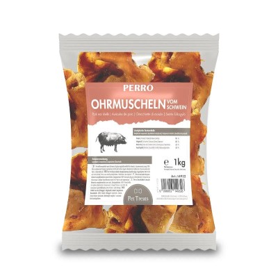 Friandise Chien 'Oreillette Porc' | Perro - Sachet de 1 kg