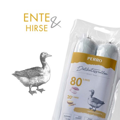 Friandise Chien 'Rouleau Gourmand Canard & Millet' | Perro - Packaging