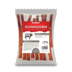Friandise Chien 'Nerf Bœuf Tranché' | Perro Friandise Chien 'Nerf Bœuf Tranché' | Perro - Sachet de 500 g