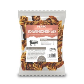 Friandise Chien 'Oreille Porc Premium Mix' | Perro Friandise Chien 'Oreille Porc Premium Mix' | Perro - Sachet de 500 g