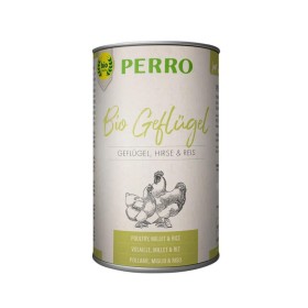 Pâtée Chien 'Bio Volaille, Millet & Riz' | Perro Pâtée Chien 'Bio Volaille, Millet & Riz' | Perro - Boîte de 410 g