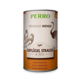 Pâtée Chien 'Premium Menu Light Volaille, Autruche & Riz | Perro Pâtée Chien 'Premium Menu Light Volaille, Autruche & Riz | Perro - Boîte de 410 g