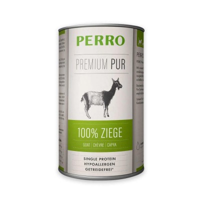 Pâtée Chien 'Premium Pur Chèvre' | Perro - Boîte de 410 g