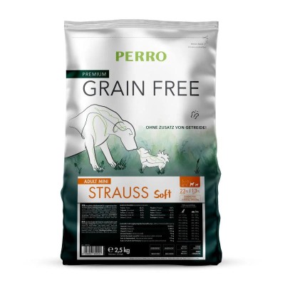 Croquette Chien 'Grain Free Adult Mini Autruche Soft' | Perro - Sac de 2,5 kg