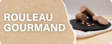 Perro chien rouleau gourmand